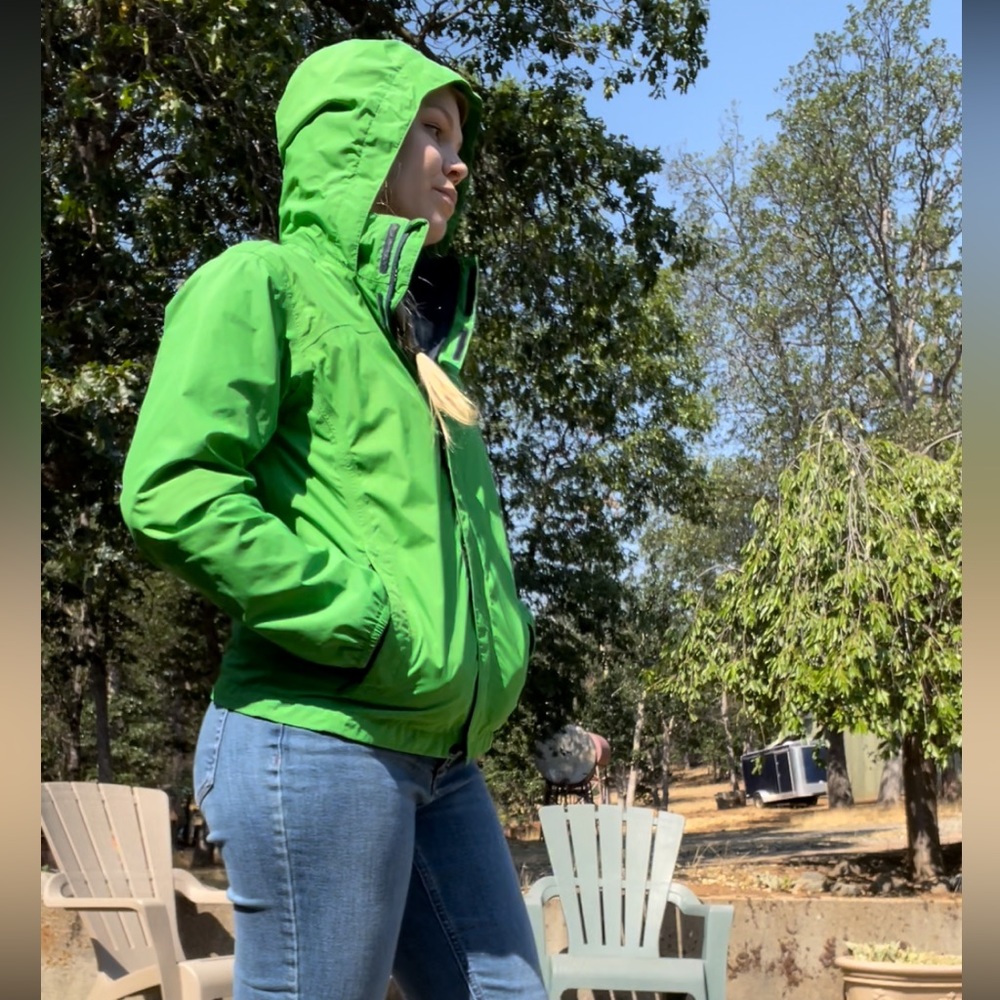 The North Face raincoat